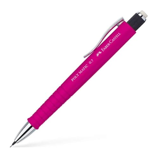 Олівець механічний POLY MATIC 0.7ММ, РОЖЕВИЙ, 133328, Faber Castell 6933256627933 фото