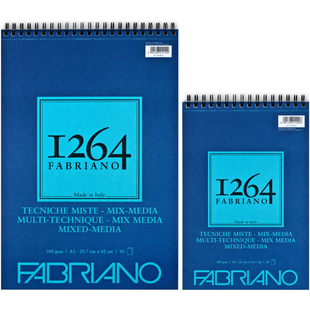 Альбом на спіралі Mix Media 1264 А4, 300г/м2, 30л, Fabriano 8001348212096 фото