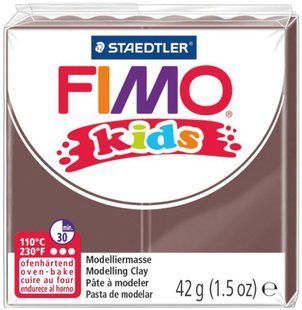 Пластика Fimo kids, Коричнева, 42г, Fimo 4007817805138 фото