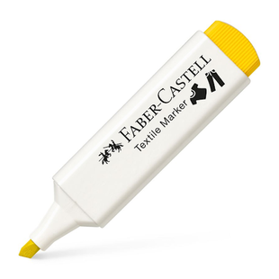 Маркер для тканин, 1-5мм, жовтий, 159507, Faber Castell 4005401595076 фото