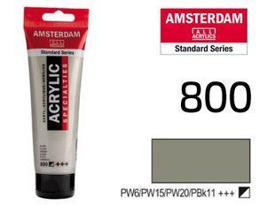 Фарба акрилова AMSTERDAM, (800) Срібний, 20 мл, Royal Talens 8712079348106 фото