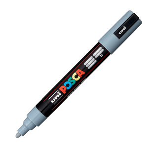 Маркер акриловий Uni Posca PC-5M 1,8-2,5 мм сірий (PC5M05) 4902778916247 фото