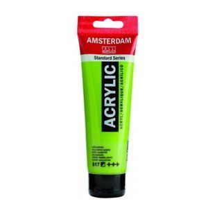 Фарба акрилова AMSTERDAM, (617) Жовтувато-зелений, 120 мл, Royal Talens 8712079211059 фото