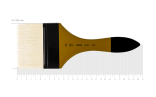 Щетина флейц, AMBER 2306, №100, к.р. пензель ROSA 4823098533481 фото