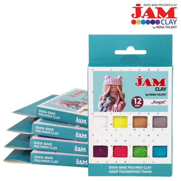 Набір пластики &ldquo;Angels&ldquo;, 12х20г, Jam Clay 4823098521037 фото