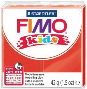 Пластика Fimo kids, Червона, 42г, Fimo 4007817805039 фото