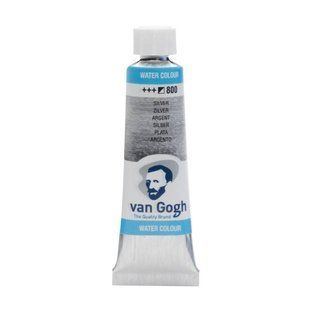 Фарба акварельна Van Gogh (800), Срібло, туба 10 мл, Royal Talens 8712079418137 фото