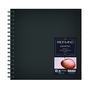 Блокнот для рисунку на спіралі DRAWING, 30х30см, 160г/м2, 60л., FABRIANO 8001348174554 фото