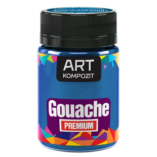 Гуаш художня PREMIUМ, 60 мл, синьо-зелений, Art Kompozit 4820251521040 фото