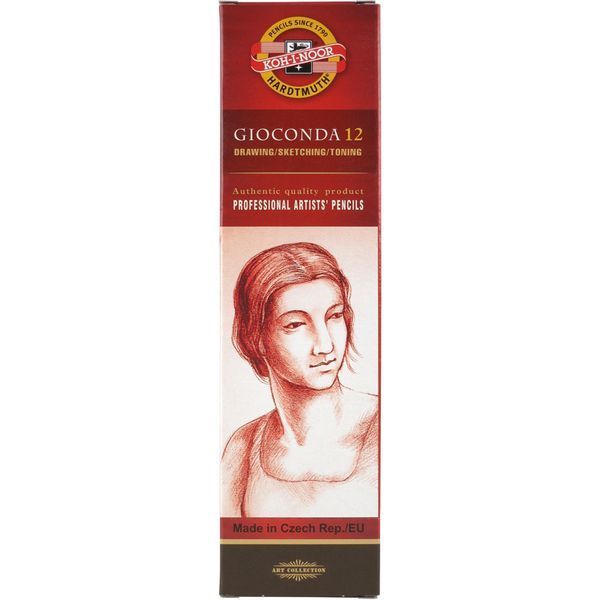 Олівець художній Gioconda, вугілля шучне, м'яке, KOH-I-NOOR 8593539097136 фото