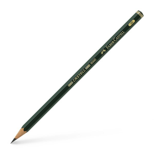 Олівець графітний 9000, 3B, Faber Castell 4005401190035 фото