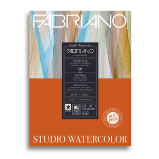 Альбом-склейка для акварелі Studio A4 (19503004) 22,9х30,5см, 300 г/м2, 50л, Fabriano 8001348178477 фото