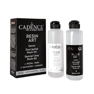 Епоксидна смола, двокомпонентна, прозора Resin Art, 250+250мл Cadence 8699036760815 фото