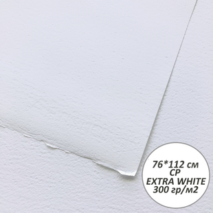 Папір акварельний Artistico СP, EXTRA WHITE, 76*112см, 300г/м2, FABRIANO 8001348217176 фото